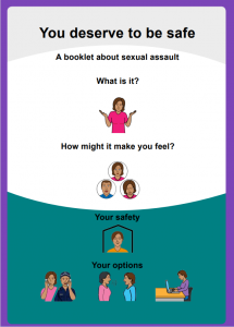 Cover page of the WWILD Sexual Assault booklet